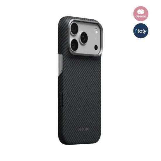 Pitaka Classic (Twill) Edge Case for iPhone 18 Pro Max - Black Grey